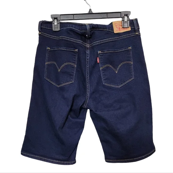 NWOT Levi's Blue Jeans Midrise Shorts - Picture 2 of 3